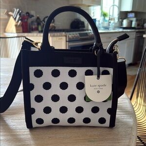 Kate Spade Black and White Polka Dot Women's Bag